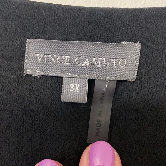 VINCE CAMUTO STUDDED BLACK TOP - Picture 6 of 6